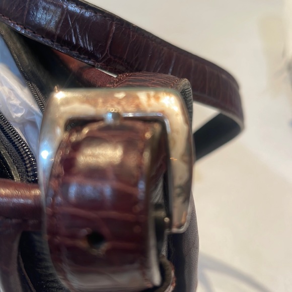 Brighton handbag Emma in Black and Chocolate - Picture 6 of 14